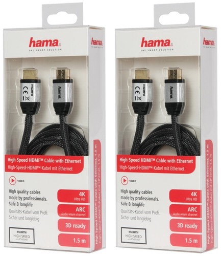 Set hama cavo hdmi - set,
