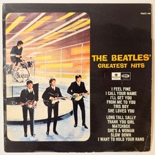 The Beatles LP Greatest Hits rare Sweden 1965 PMCS 306 Parlophone Y&B