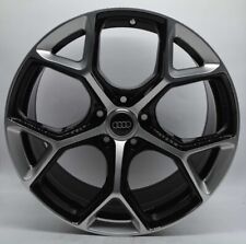 4 cerchi lega nuovi  audi a4 a5 a6 a7 q5 tt r20 black sulvery face lt004846