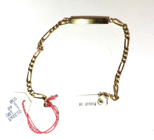 Bracelet gourmette vierge - gourmette,