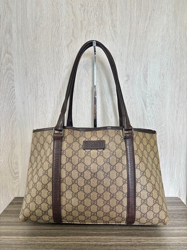Borsa gucci supreme beige - gucci,