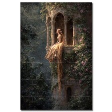 STAMPA ARTISTICA RAPUNZEL