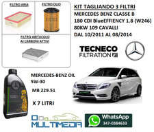 TAGLIANDO 3 FILTRI OLIO