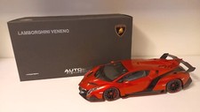 LAMBORGHINI VENENO rosso metallizzato 1:18 AUTOart  serie numerata molto rara