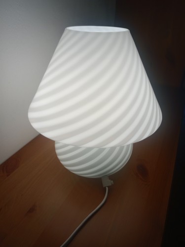 Murano lamp white mushroom - lamp,