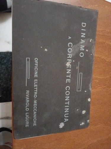 Catalogo dinamo corrente - dinamo, a