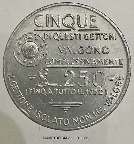 Lire 1952 oleobliz - 2,5,