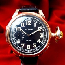 Zenith orologio svizzero vintage militare ww2 matrimonio uomo orologio da polso revisionato