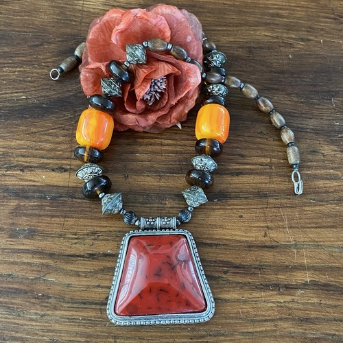 Collana donna etnica pietra - da,