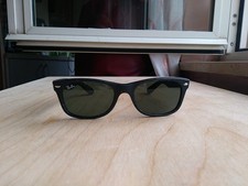 Ray-ban Rb2132 New Wayfarer Nero Lenti Nere Tg52 Buone Condizioni W886