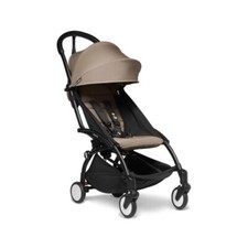 Passeggino BABYZEN YOYO2 Telaio Nero + Rivestimento 6+ Colore Taupe