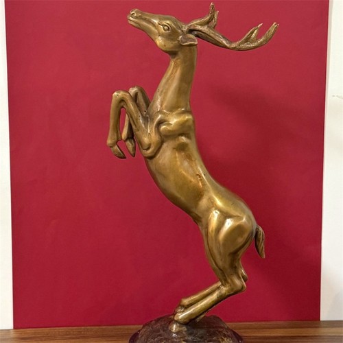 Scultura cervo bronzo - , alce