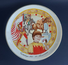 1988 VINTAGE  PIATTO PROMOZIONALEA RTISTICO CAPODIMONTE  CATTABRIGA SIENA N° 146