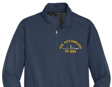 Giacca morbida USS MCCANDLESS FF-1084.  Nuovo.  US Navy