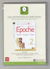 Dvd rom EPOCHE 2 Limbook Libro multimediale Pearson per lavagna LIM 2013