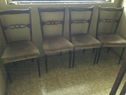 Sedie sala anni 70 - da,