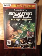Splinter Cell trilogy - PC - 2 DVD - gioco completo in italiano - Ubisoft 2003 