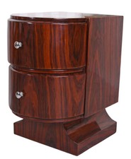 Cassettiera Antico Comodino Art Deco Massiccio Wäschekommode 20er Anni Stile