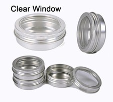 Aluminum Tin Clear Window