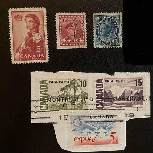 Lotto vecchi francobolli - di,