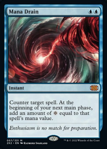 Mtg mana drain foil - mtg,