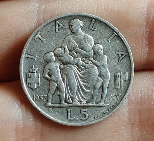 Rara lire 1937 famiglia - -,
