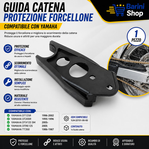 Guida catena forcellone - catena, yamaha