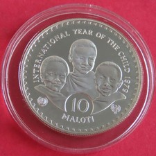 LESOTHO 1979 UNICEF SILVER