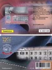LANIFICIO FRATELLI TALLIA DI DELFINO TESSERA FILATELICA 2023