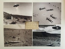 Foto UFO Vintage anni 50 Alien