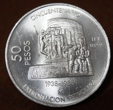50 Pesos Messico 1983-1988