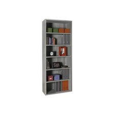 PRATICO LIBRERIA 35,7X81,6XH217 CM CEMENTO