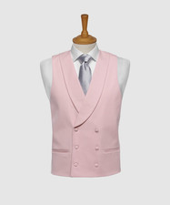 Gilet doppiopetto rosa bambino