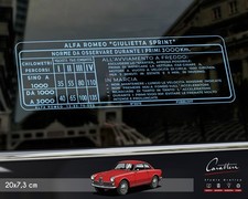 ADESIVO RODAGGIO ALFA ROMEO