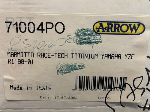 Marmitta arrow race - arrow, race-tech