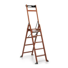 Foppapedretti Scala 5 Gradini in Legno Pieghevole Portata 150 Kg Noce 9900380306