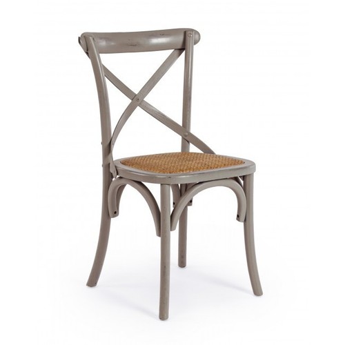 Sedia cross grigio - sedia, scuro