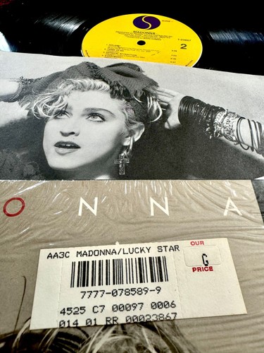 Madonna first album lucky - lucky, star