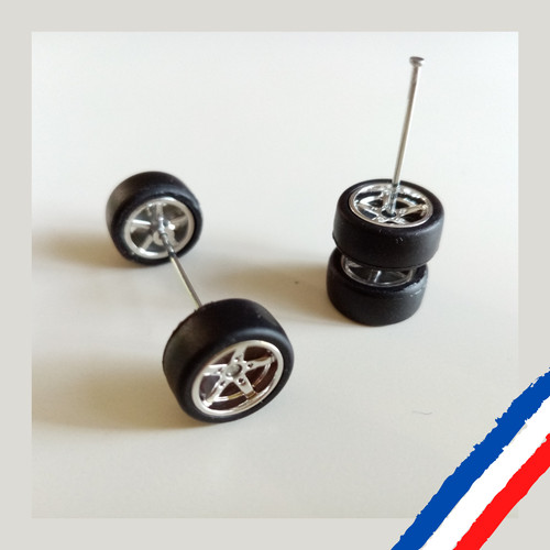 Jeu roues chrome - roues,