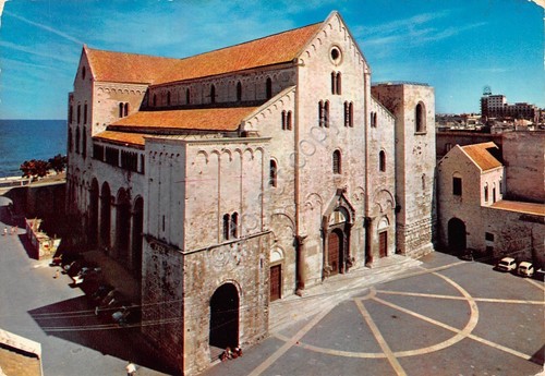 Cartolina bari basilica - bari, s