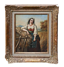 Pittura olio cartone - pittura, su