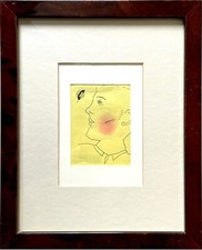 Luca Alinari, opera unica tecnica mista, volto