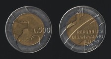 San marino 500 lire 1990 - 500,