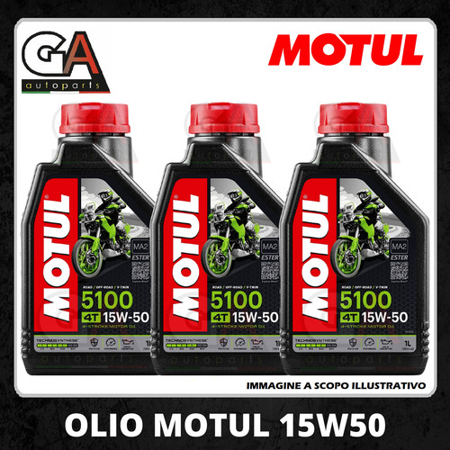 Olio motore motul 5100 15w50 - motore,