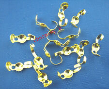 50pz coprinodo con linguetta  terminale 10mm niCkel free colore oro BIJOUX