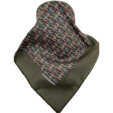 HERMÈS, foulard pochette de soie vintage.