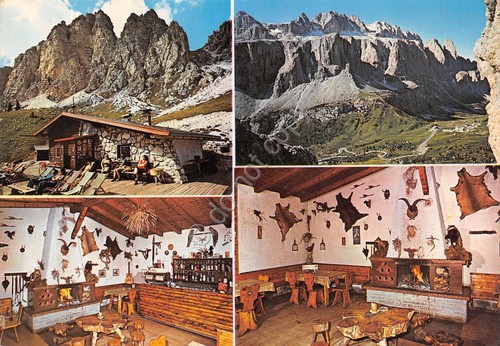 Cartolina dolomiti passo - dolomiti,