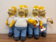 Nanco 2005 Homer Simpson I Simpson papà peluche pupazzo figura 12” X1