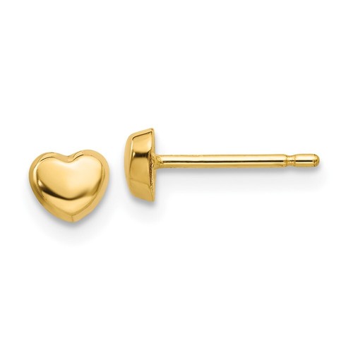 Orecchini perno con cuore - a,