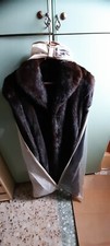 PELLICCIA cappotto donna di vero Visone taglia M/L bellissima 